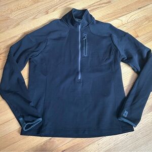 Smartwool Men’s Active Fleece Half Zip Pullover Black